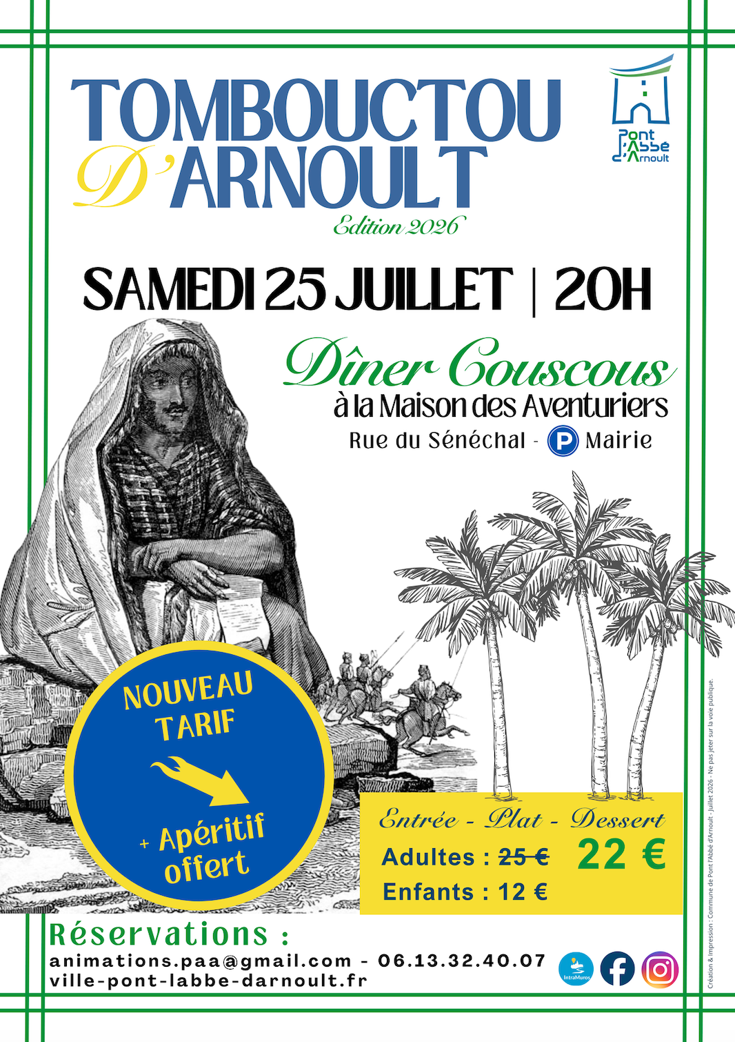 Affiche Tombouctou d'Arnoult 2026
