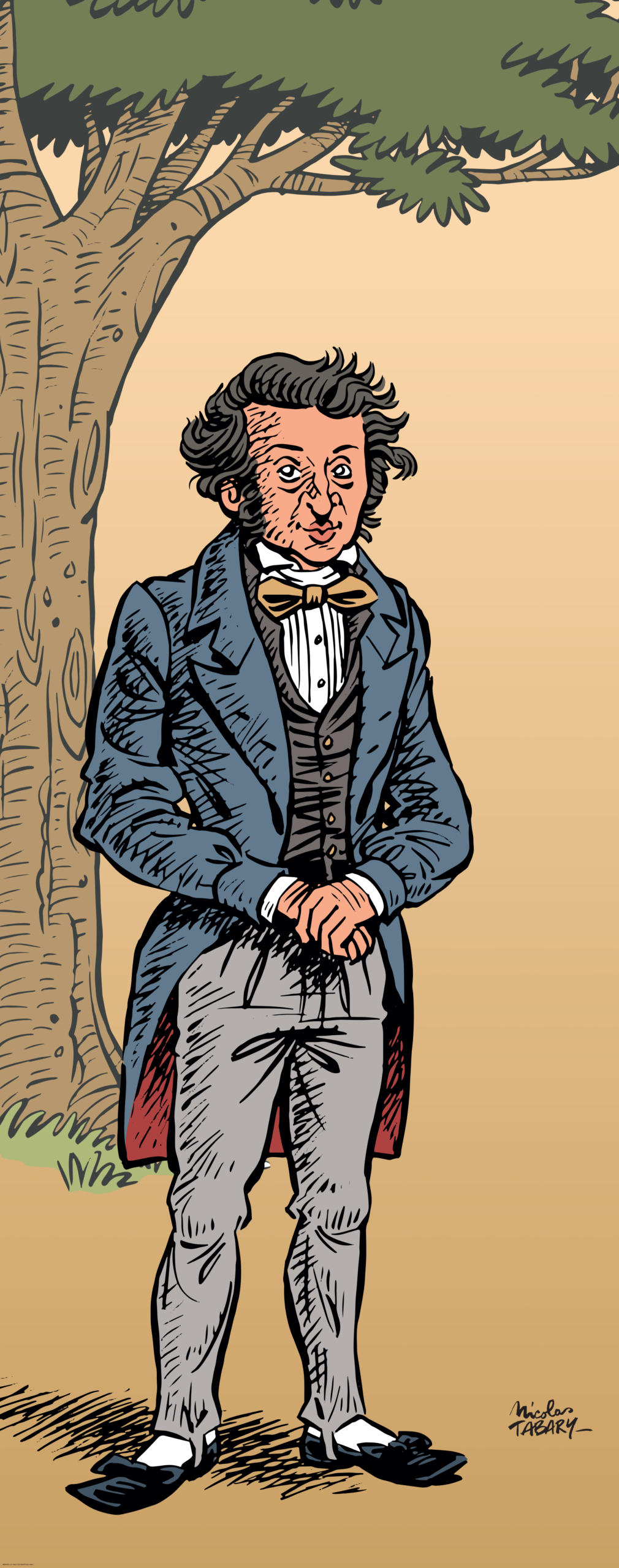 Portrait de René Caillié, explorateur de Tombouctou
