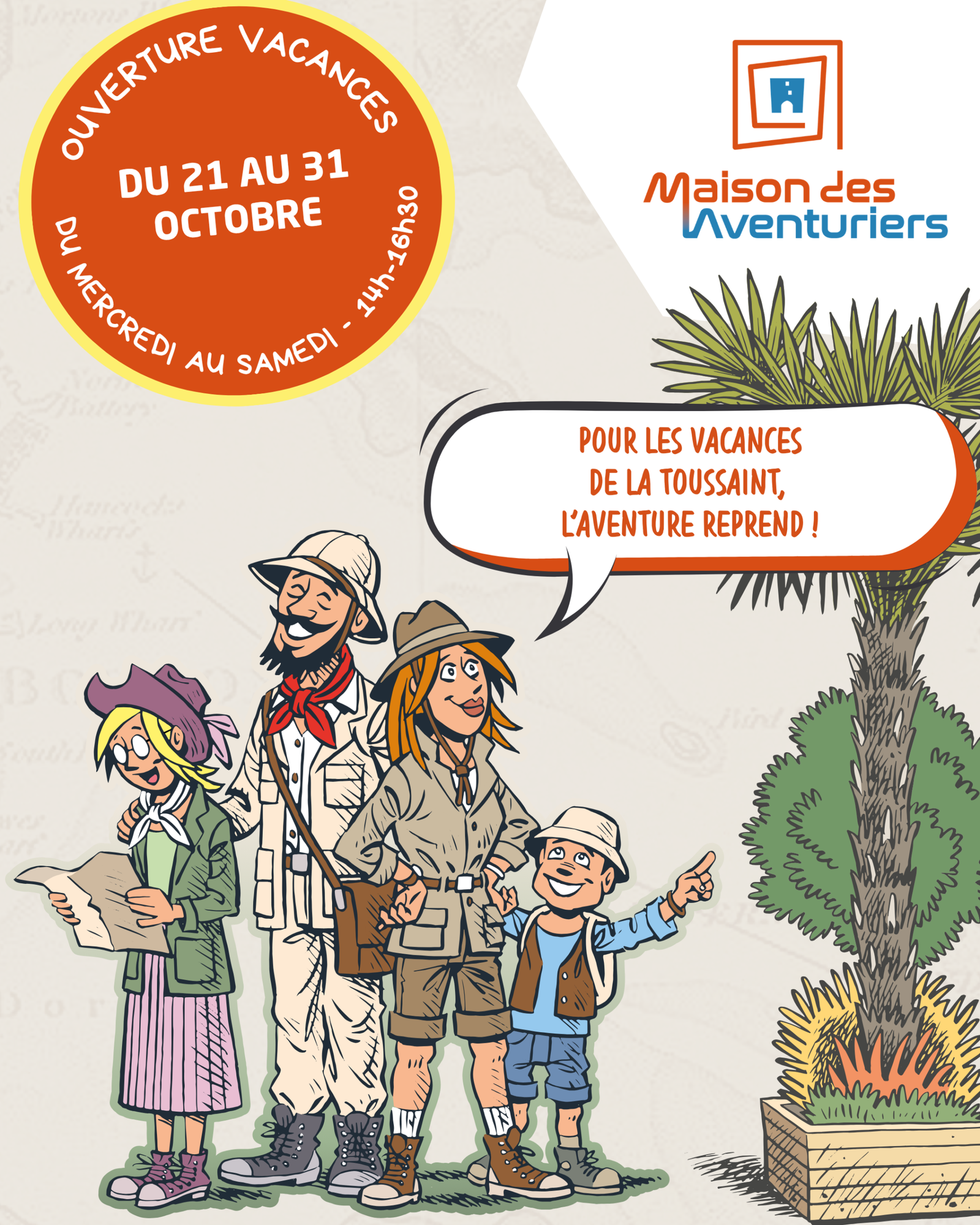 Ouverture Octobre 2026 - Maison des Aventuriers